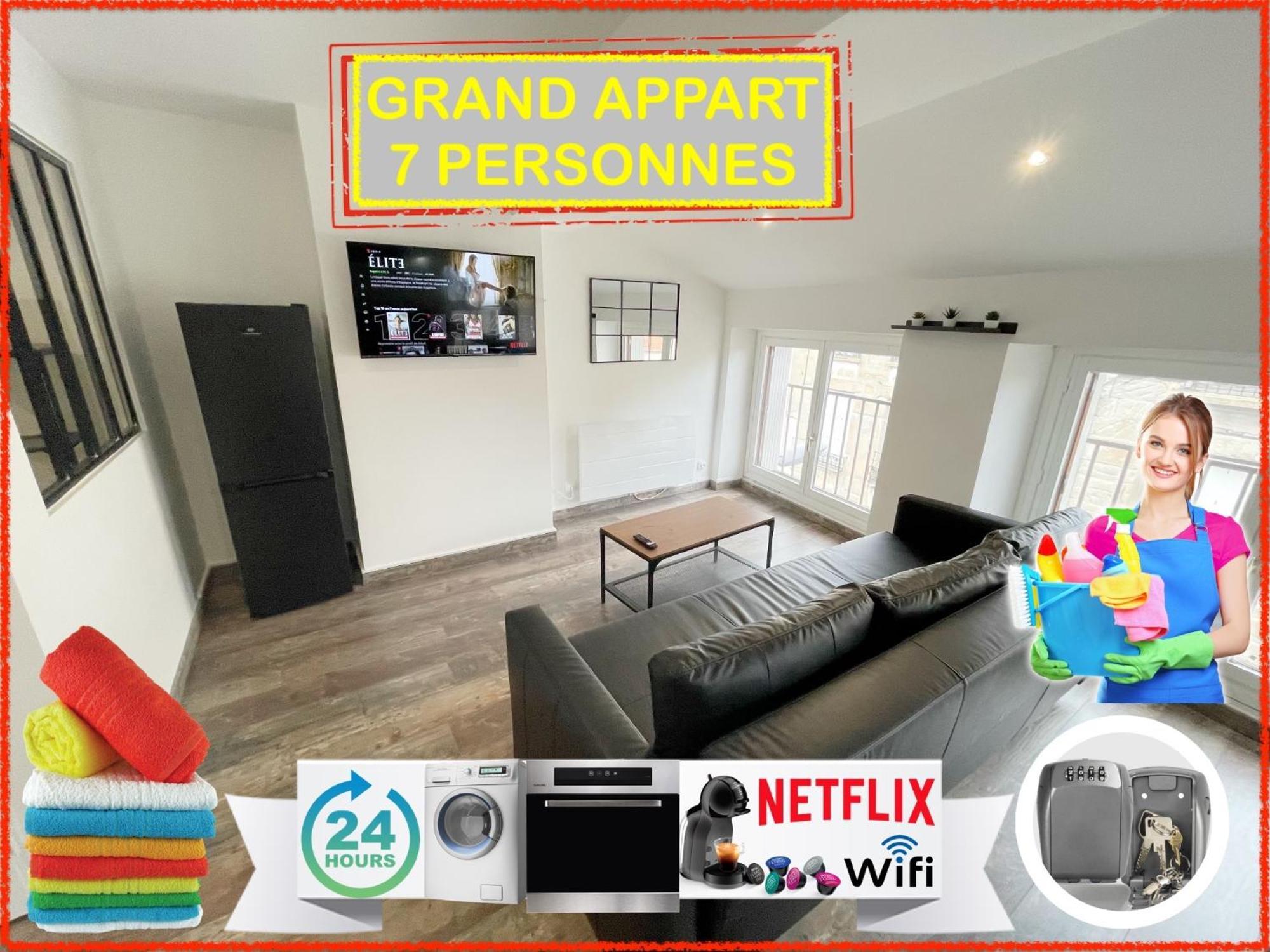 생테티엔 017 Chic & Cosy F2 53M2 Hypercentre Wifi Smart Tv Netflix 아파트 외부 사진